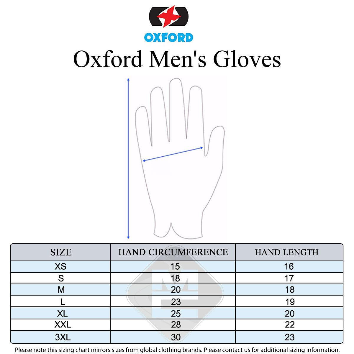 Oxford RP-2R Waterproof Sports & Racing Motorbike Leather Gloves