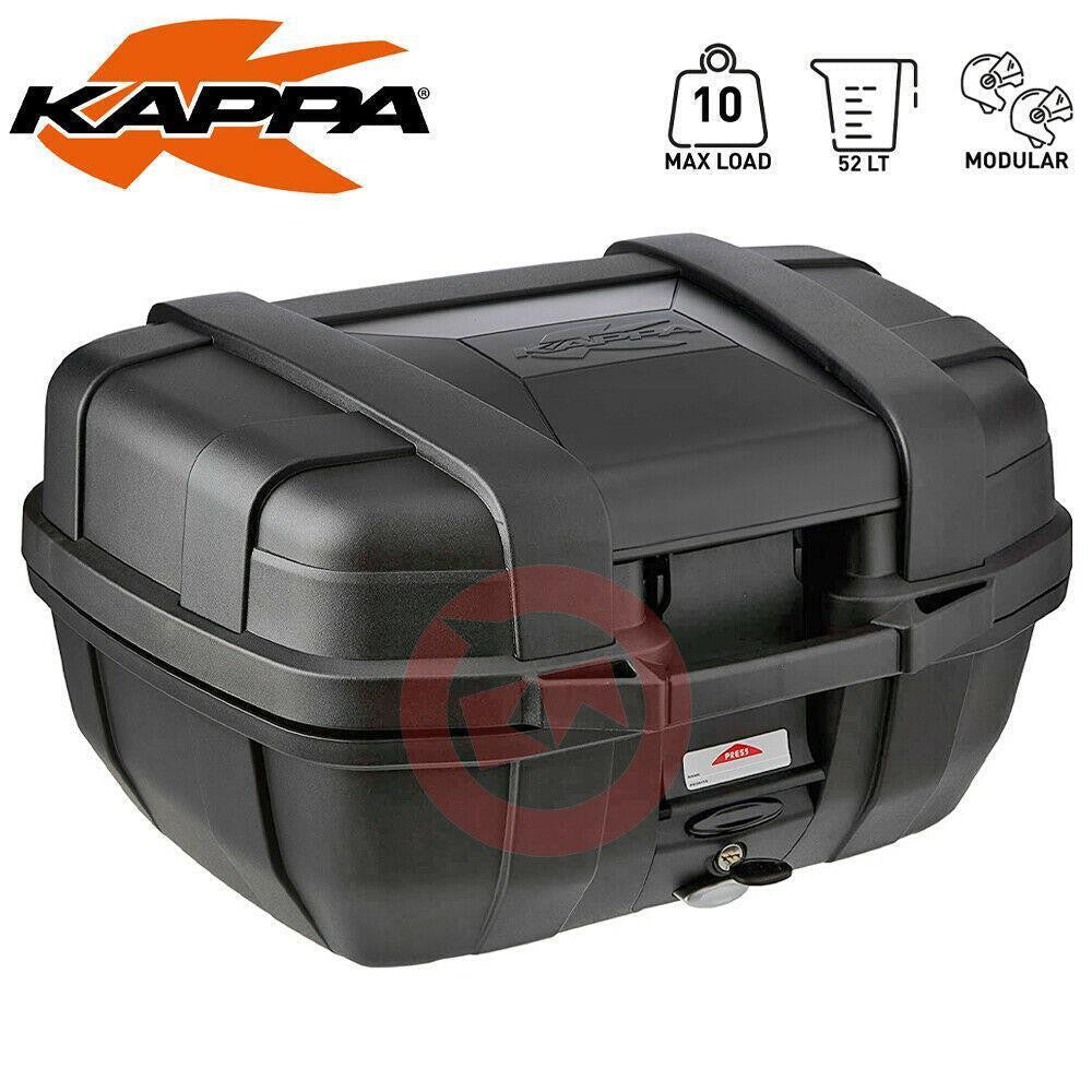 Kappa KGR33N Motorbike Motorcycle GARDA 33 Liter Monokey Top Case (Black/Silver)