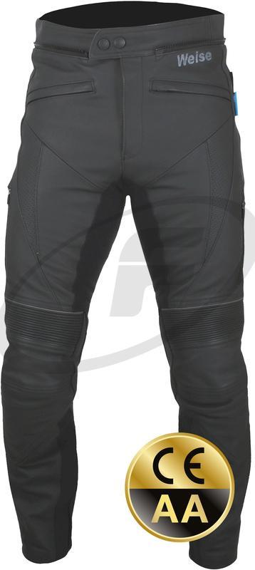 Weise Hydra Waterproof Leather Motorcycle Trouser Black Pant