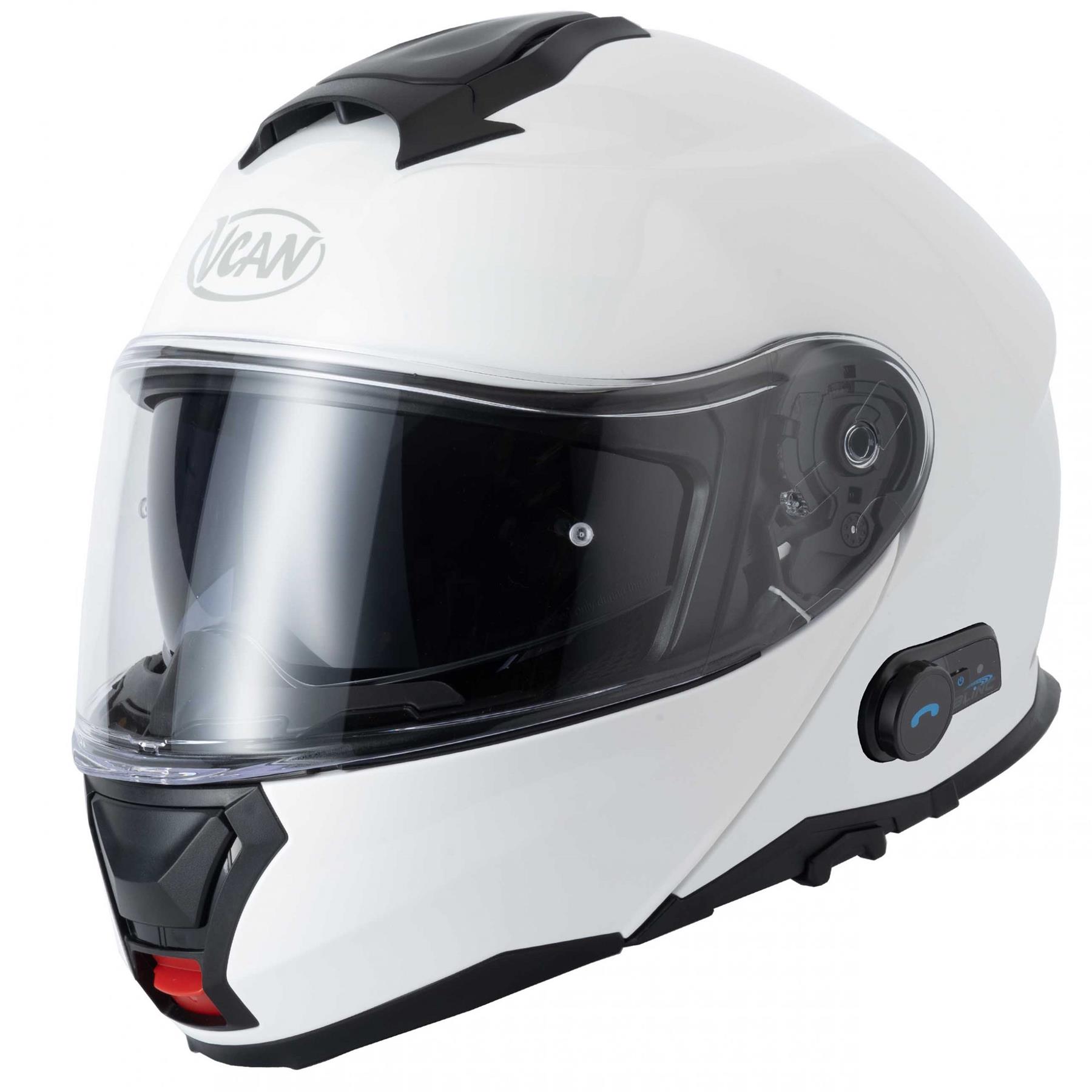 Vcan V272 Flip Up Motorcycle Blinc A4 Bluetooth Helmet