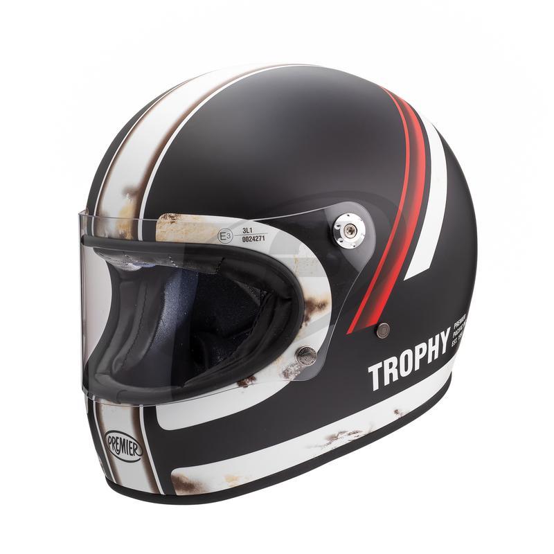 PREMIER TROPHY DO GRAPHIC VINTAGE FULL FACE MOTORBIKE HELMET