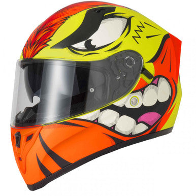 Vcan V128 Mohawk Full Face Motorcycle Bikers Helmet