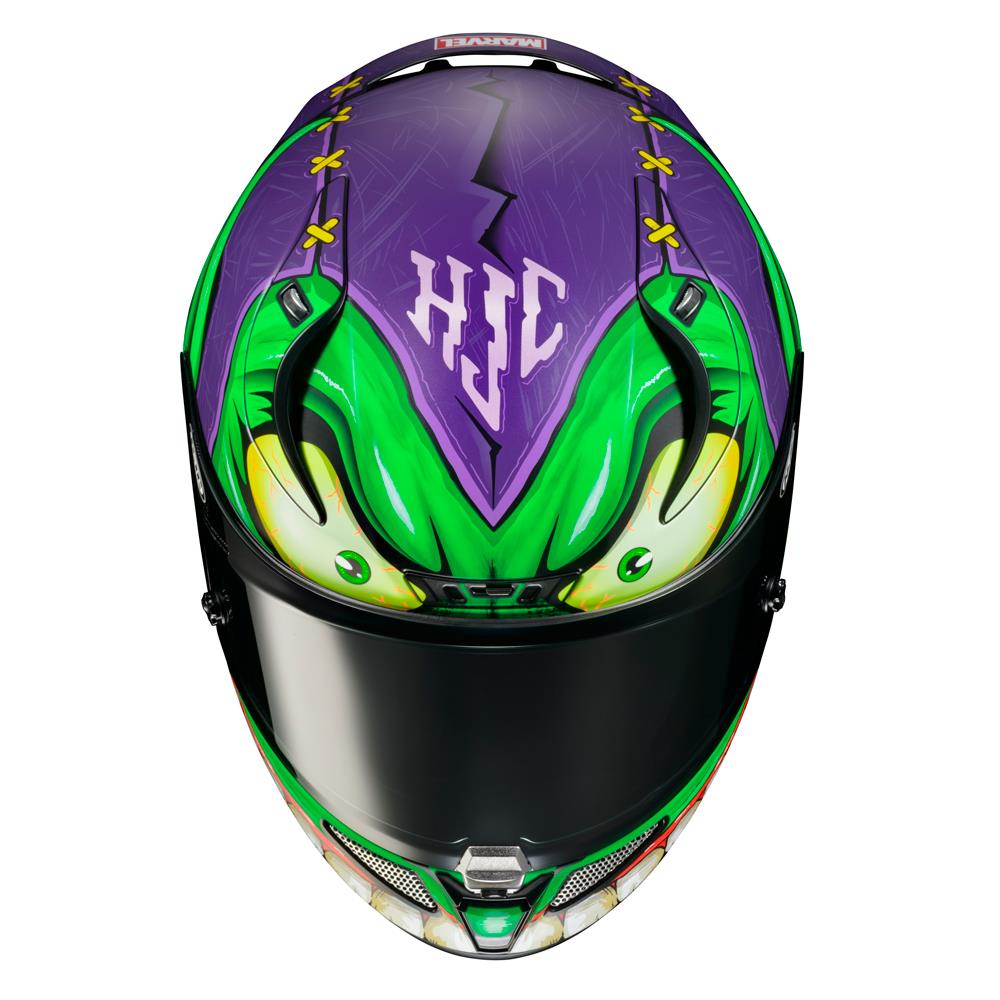 HJC RPHA 11 Green Goblin Marvel Motorbike Motorcycle Helmet MC48SF