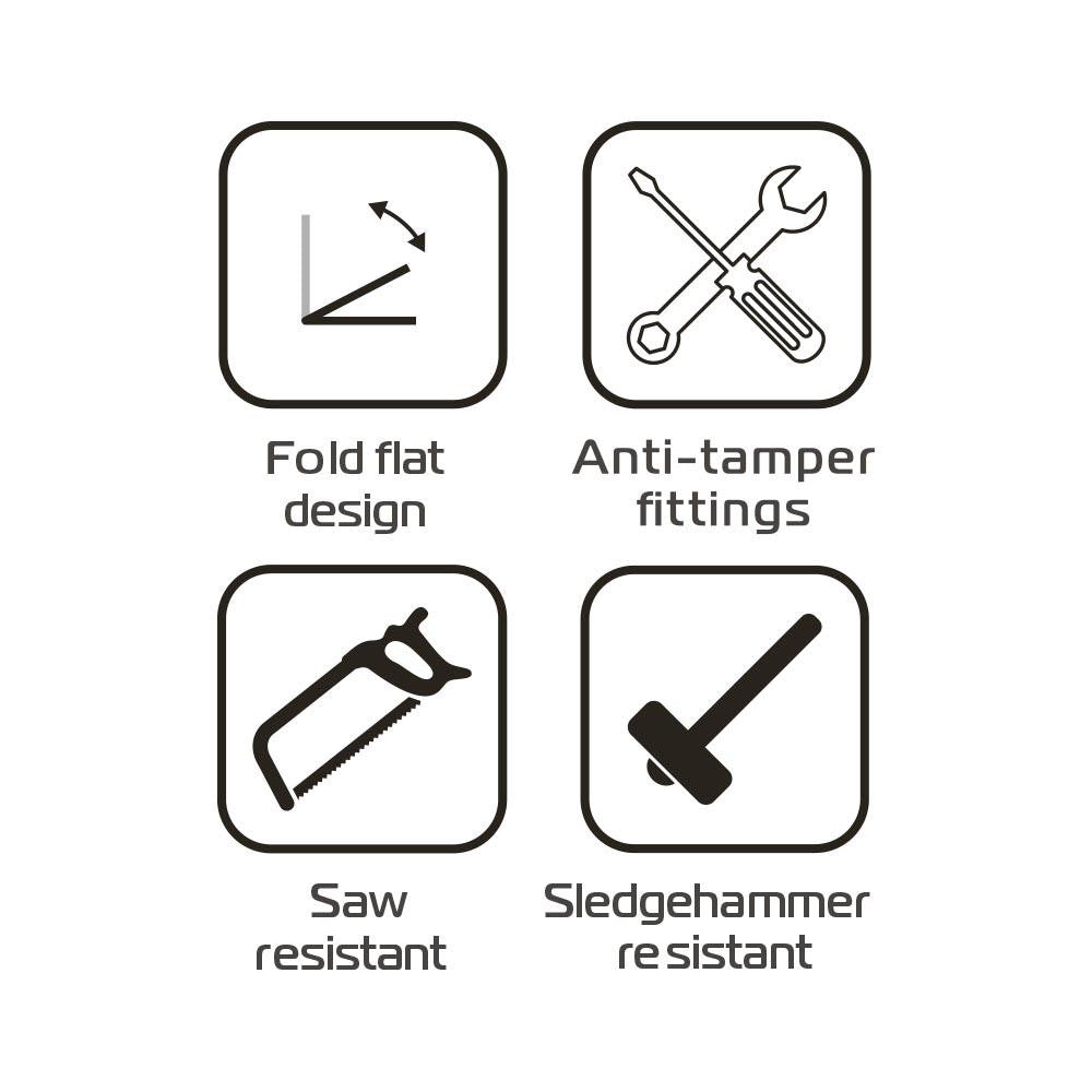 OXFORD Task Force Motorbike Ground & Wall Anchor Kit