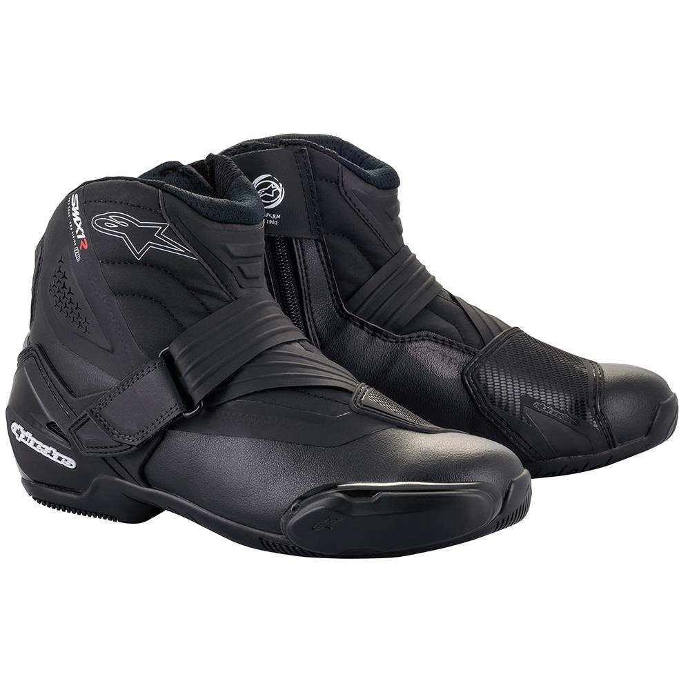 Alpinestars SMX-1 R V2 Touring Motorcycle Riding Boots Black