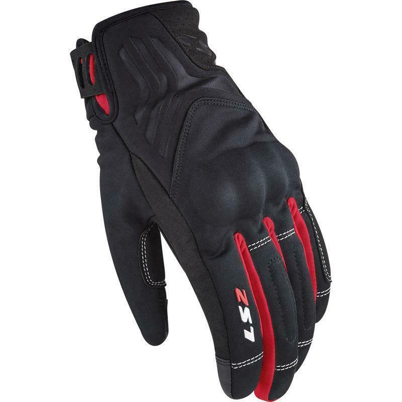 LS2 JET 2 LADY MOTORCYCLE TEXTILE TOUCHSCREEN WATERPROOF BREATHABLE GLOVES