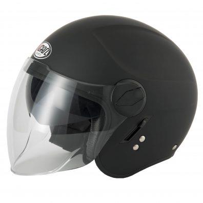 VCAN H595 Motorcycle Motorbike Open Face Dual Visor Crash Helmet