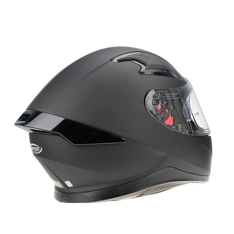 VIPER RSV95 FULL FACE MOTORBIKE HELMET BLACK MOTORCYCLE HELMET NEAR ME UK