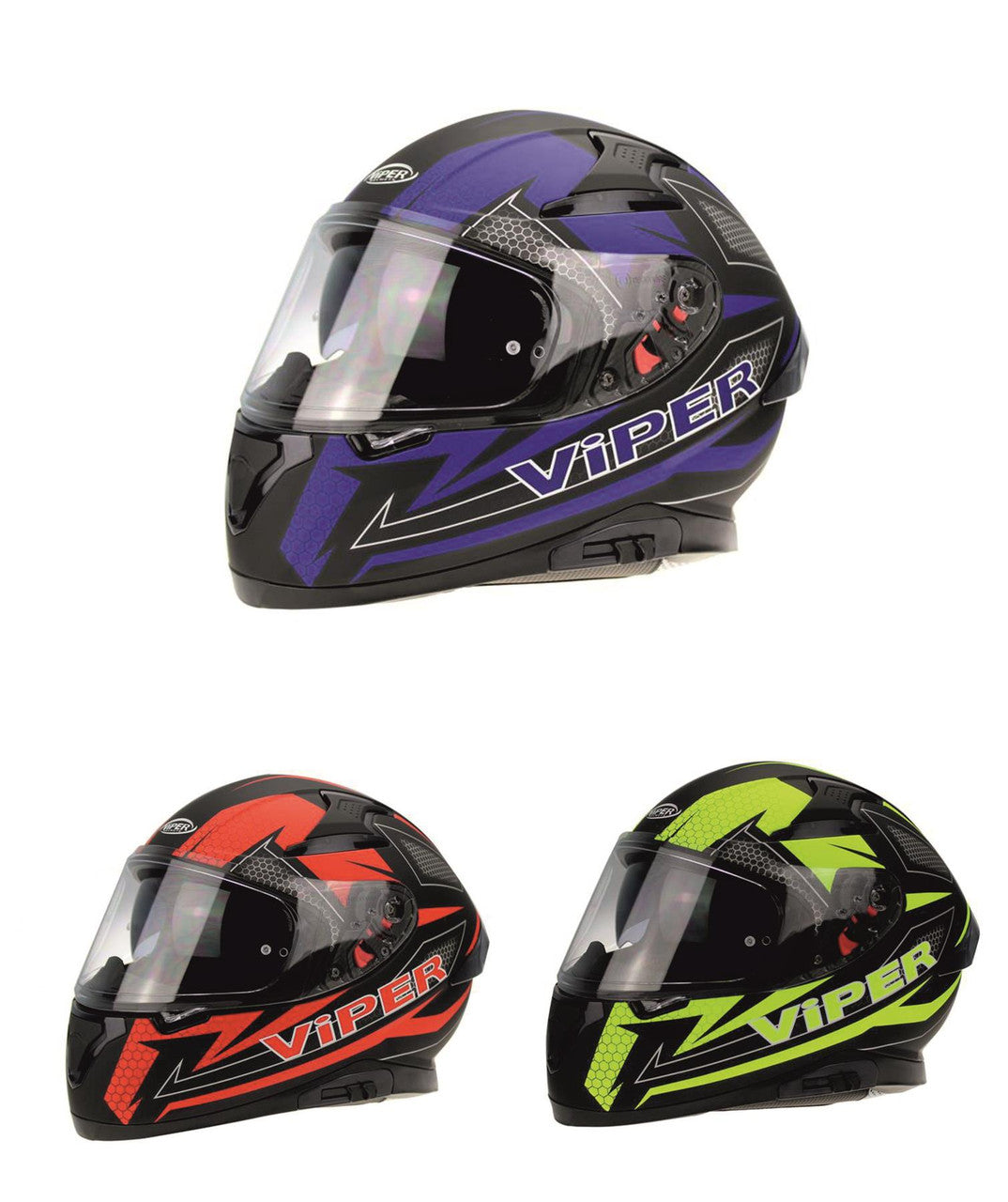 VIPER RSV95 SPIRIT MOTORCYCLE FULL FACE CRASH HELMET