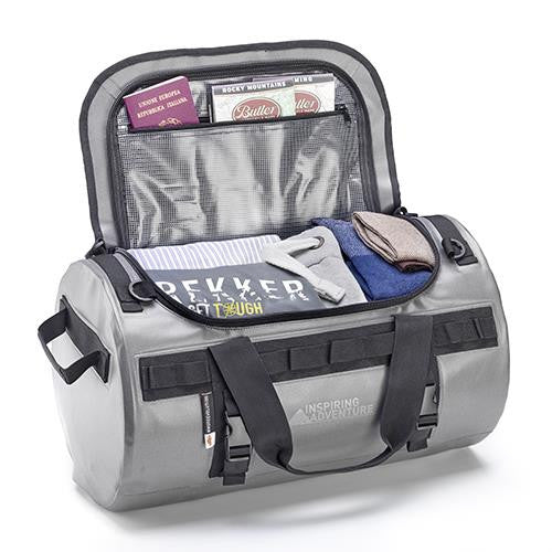 Water Resistant Tail Bag (45 ltr capacity) - Silver - Inspiring Adventure Racer range