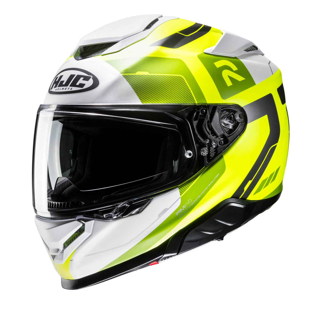 HJC RPHA 71 Motorbike Full Face Helmet Cozad MC27 Blue Orange / Fluo Yellow