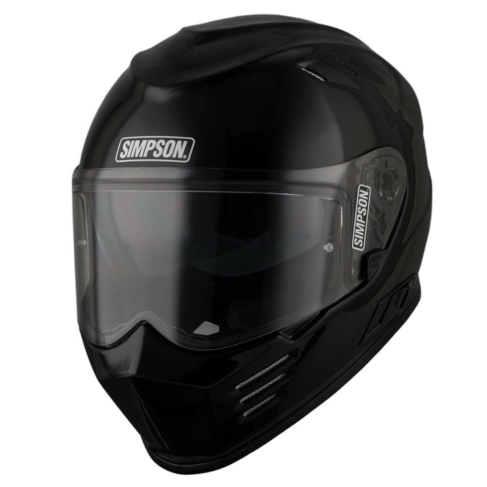 Simpson Venom Solid Motorcycle Motorbike Full Face Helmet (ECE-22.06)