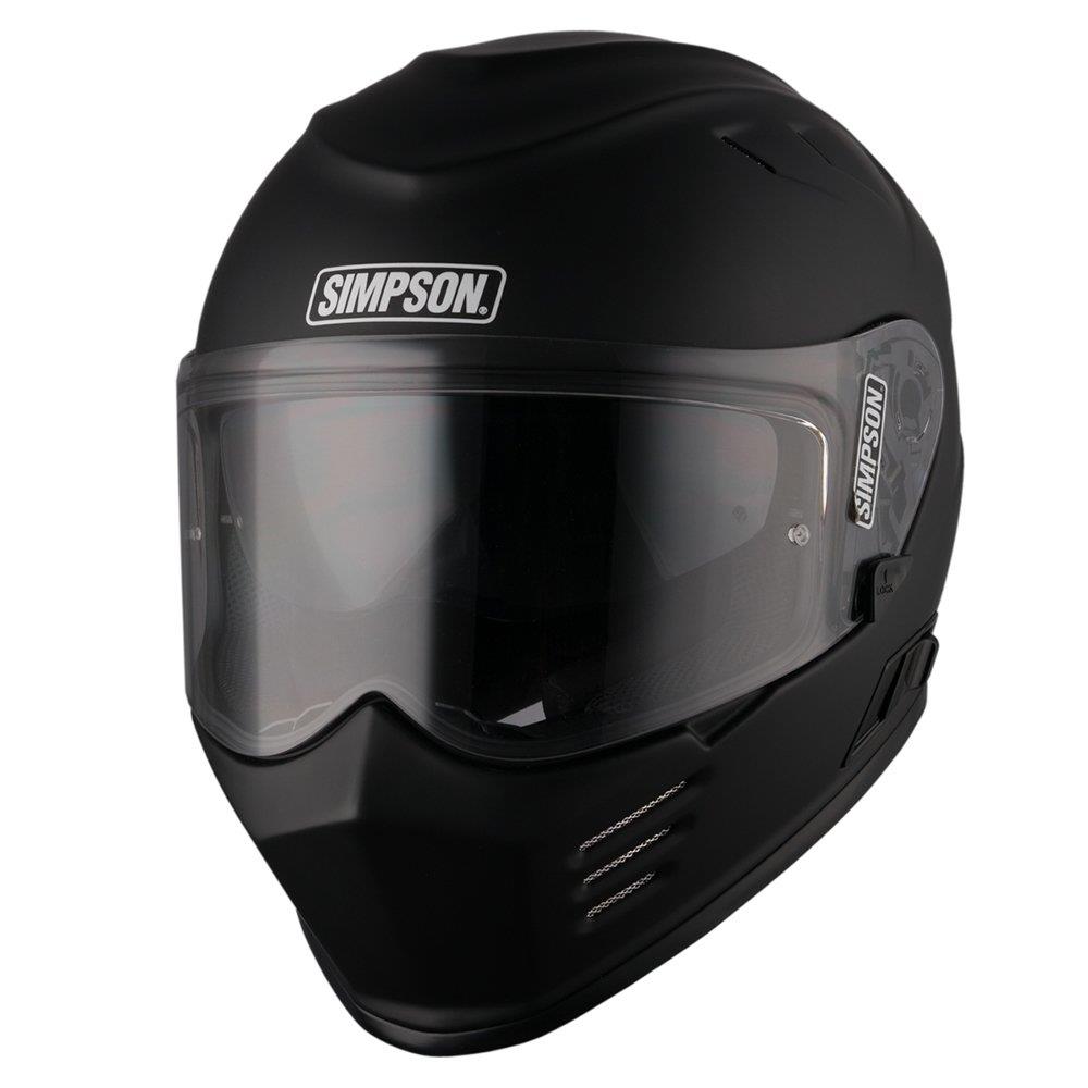 Simpson Venom Solid Motorcycle Motorbike Full Face Helmet (ECE-22.06)