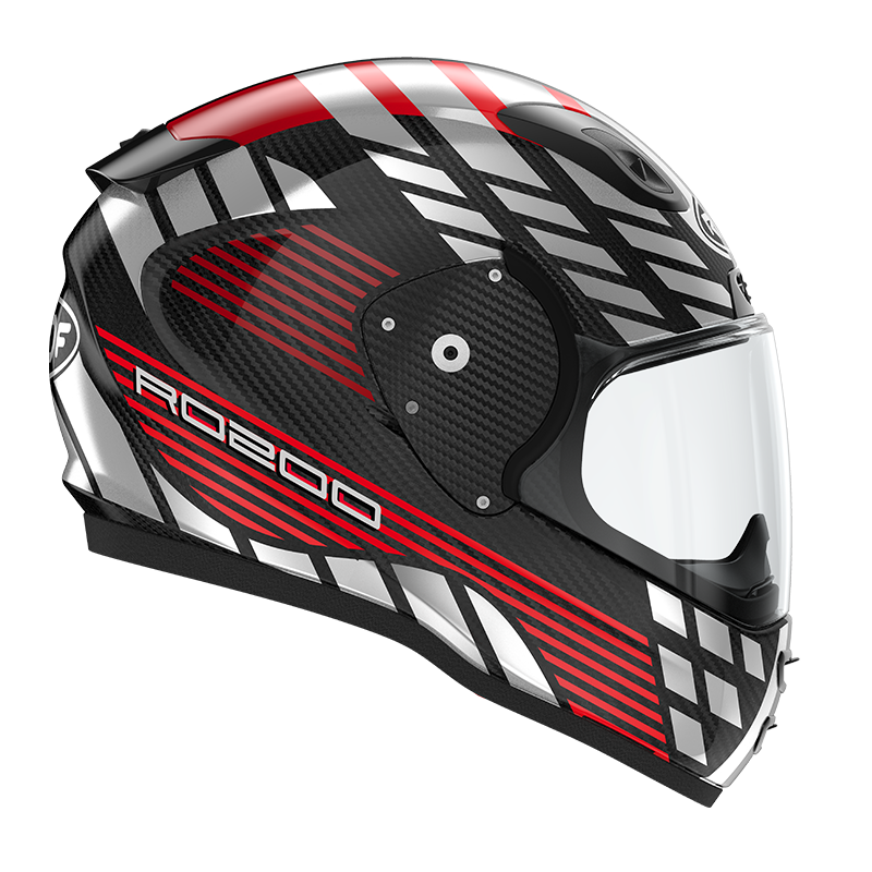 Roof RO200 Carbon Speeder Red Full Face Motorcycle Helmet