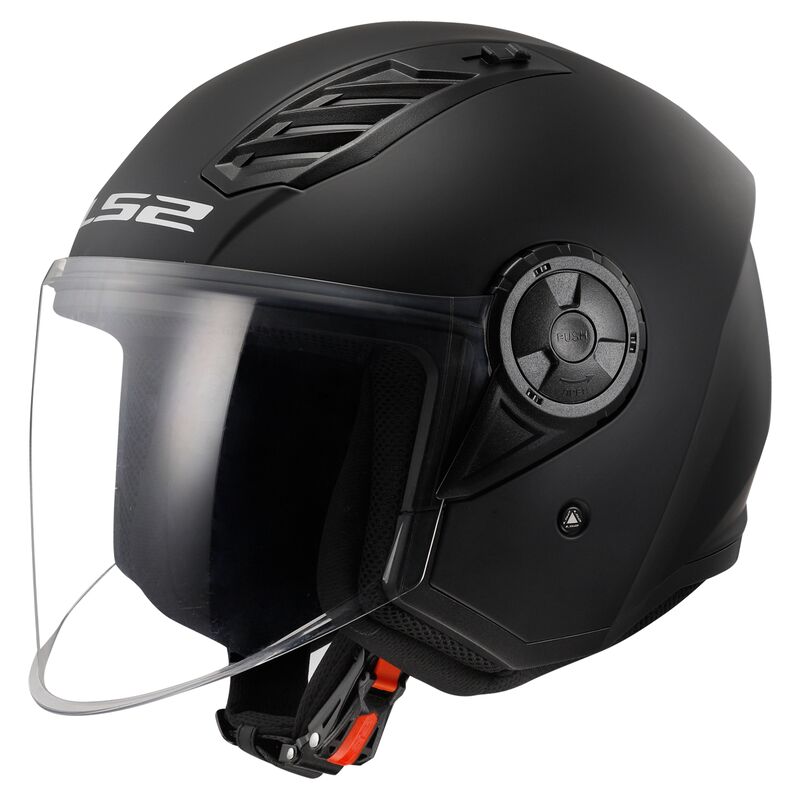 LS2 OF616 Airflow II Plain Motorcycle Open Face Scooter Helmet ECE 22.06