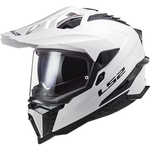 LS2 MX701 EXPLORER MOTORCROSS FULL FACE HELMET SOLID WHITE