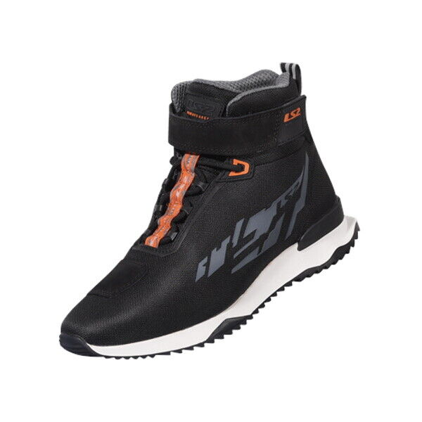 LS2 Acrux Man Motorcycle Boot Black H-V Orange