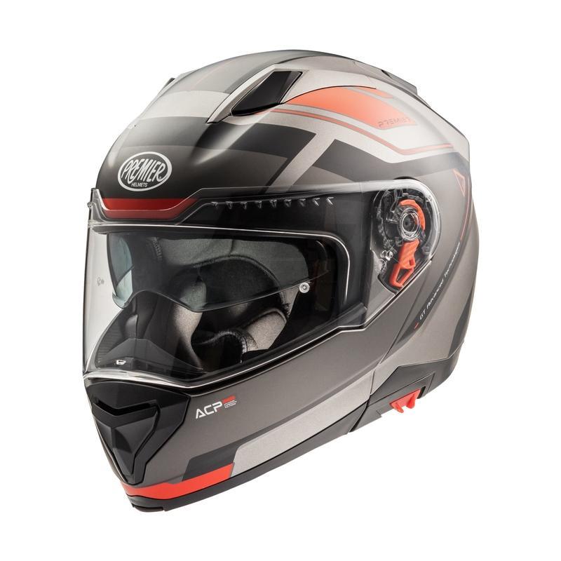 Premier Delta Evo As 17 Flip Up Front Motorcycle Helmet