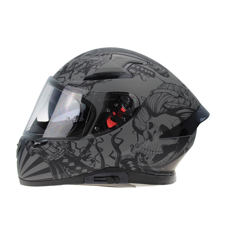 VIPER RSV95 SKULL EDITION MOTORCYCLE FULL FACE HELMET NEAR U