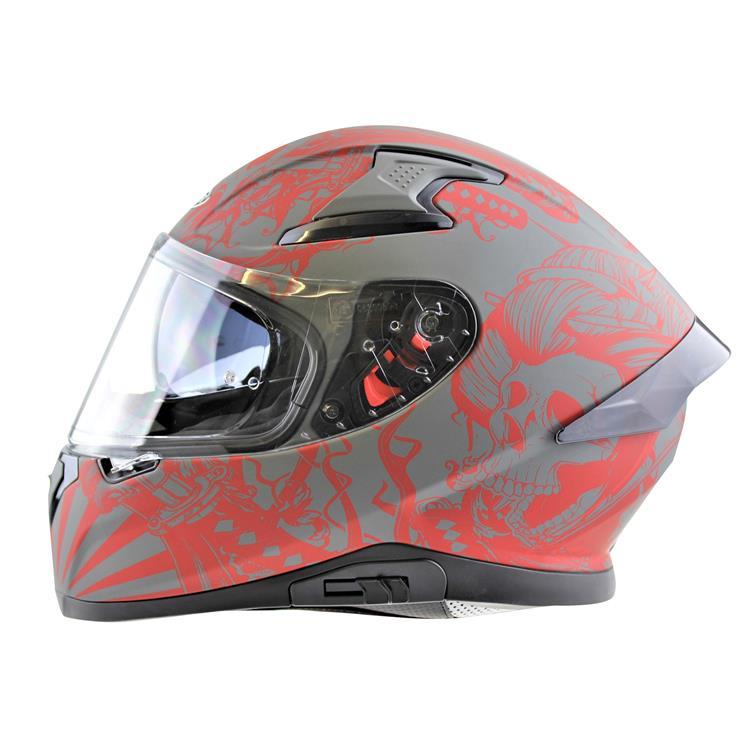 VIPER RSV95 SKULL EDITION MOTORCYCLE FULL FACE HELMET NEAR U