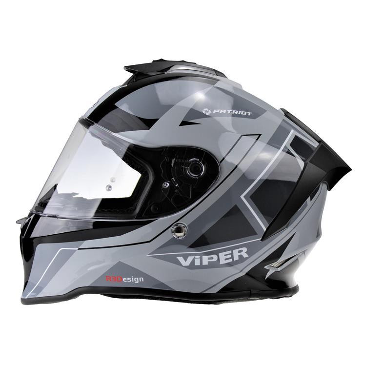 VIPER RS55 FULL FACE ROAD CRASH MOTORCYCLE HELMET FREE GIFT