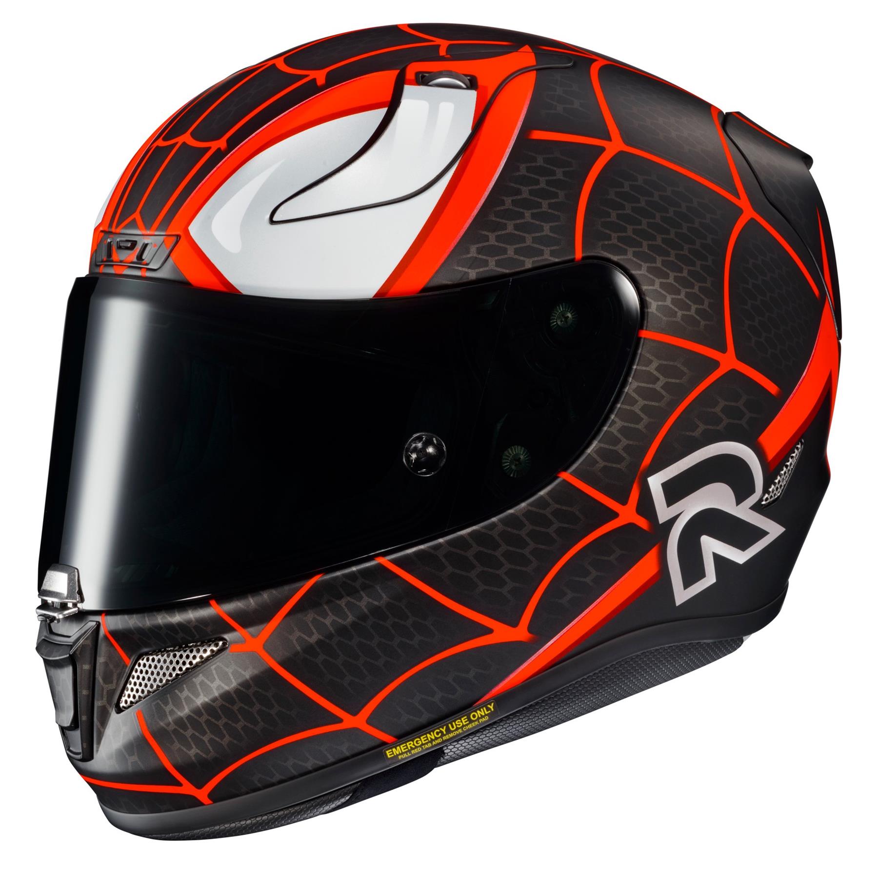 HJC RPHA 11 MC1SF Motorcycle Miles Morales Marvel Helmet