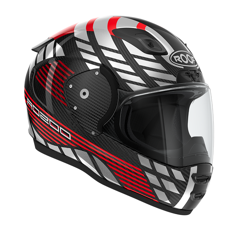 Roof RO200 Carbon Speeder Red Full Face Motorcycle Helmet