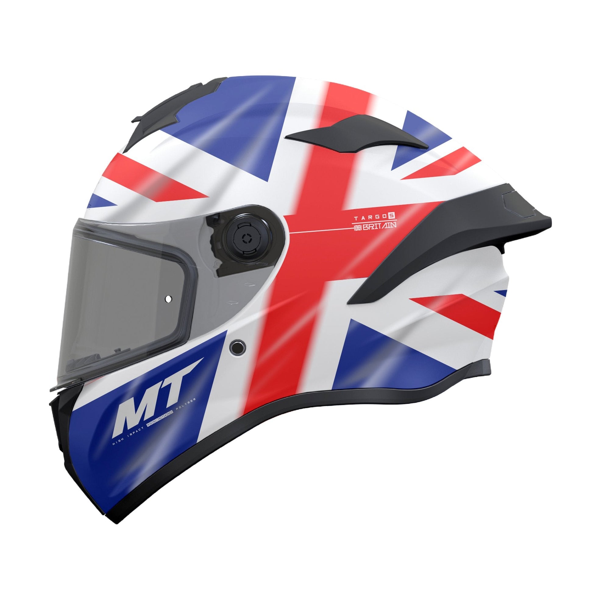 MT Targo S Britain A2 & B15 Motorcycle Full Face Helmet