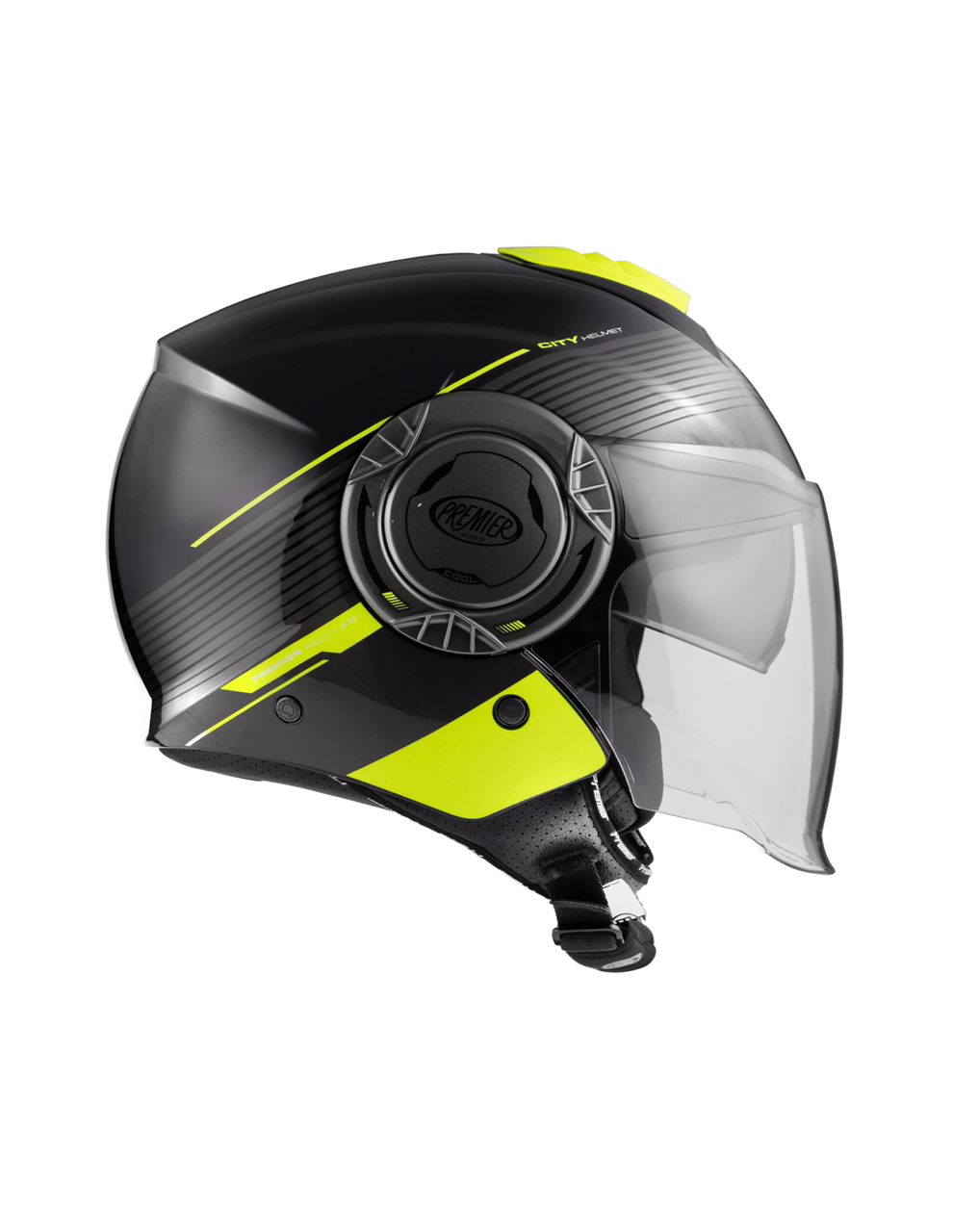 PREMIER COOL CH OPEN FACE MOTORBIKE SCOOTER HELMET WITH VISOR