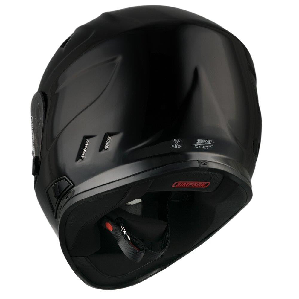 Simpson Venom Solid Motorcycle Motorbike Full Face Helmet (ECE-22.06)