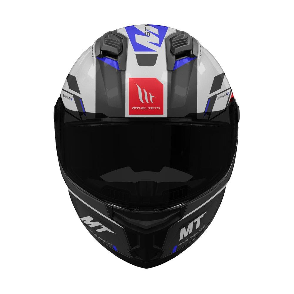 New Mt Stinger 2 Full Face Motorbike Helmet Sporty Look