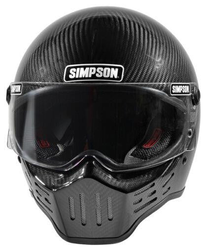 Simpson Venom Carbon Full Face Motorcycle Road Crash Motorbike Helmet