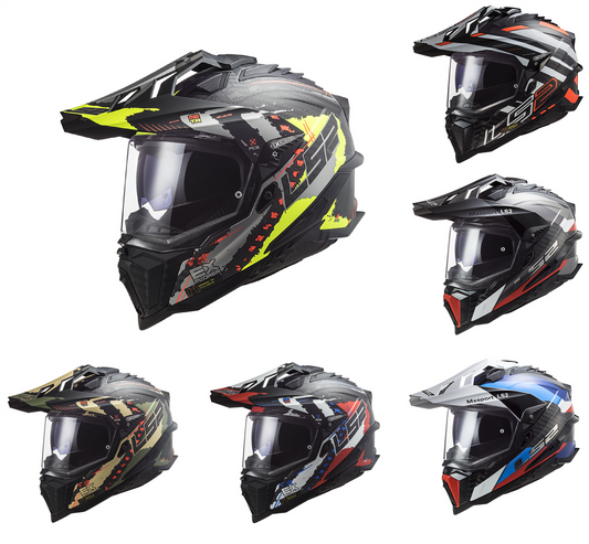 LS2 MX701 C Explorer Carbon Fibre Off Road Full Face MX Helmet Ece22.06