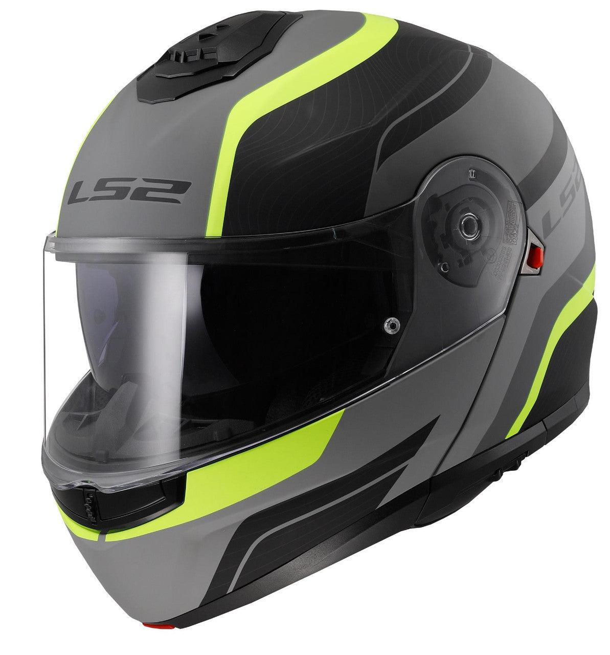 LS2 FF908 STROBE II MONZA MODULAR FULL FACE HELMET DUAL VISOR ECE 22.06