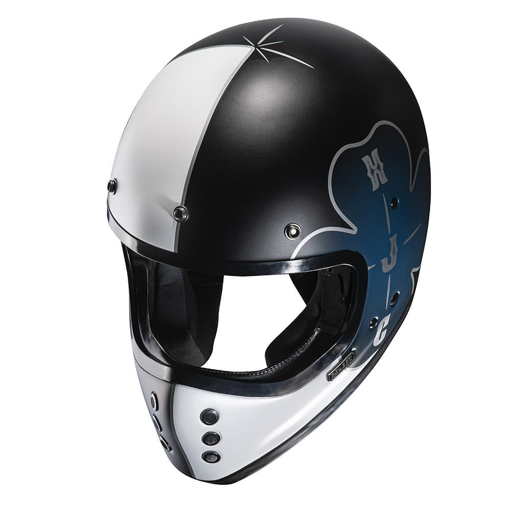 HJC V60 Ofera Super Cool MC2SF Motorbike Helmet