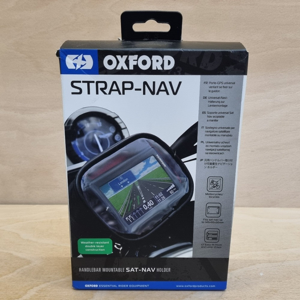 Oxford Motorcycle Motorbike Strap-Nav Sat Nav Holder