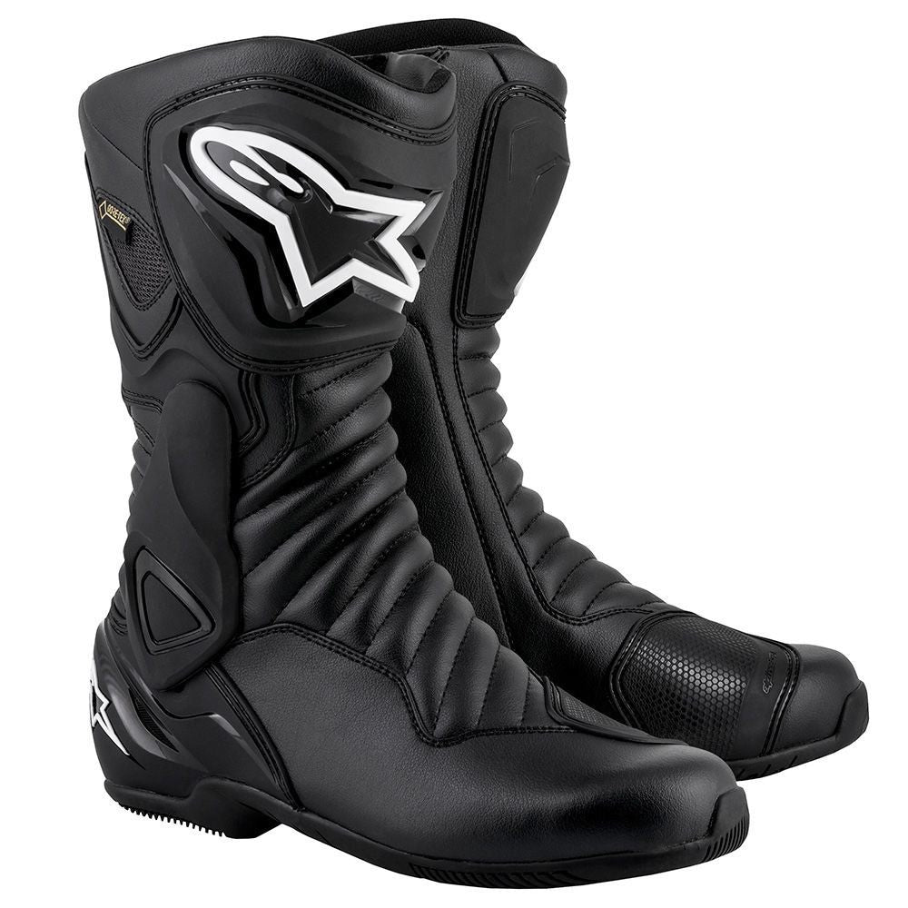 Alpinestars SMX-6 V2 Goretex Sports Riding Motorcycle Boots Black