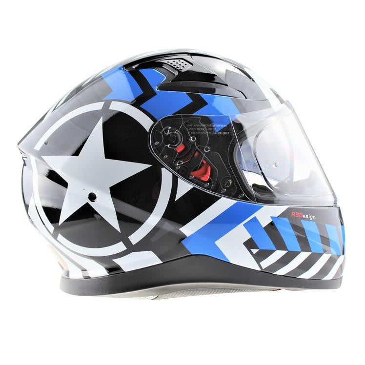 VIPER RSV95 PATROIT FULL FACE MOTORBIKE MOTORCYCLE HELMET