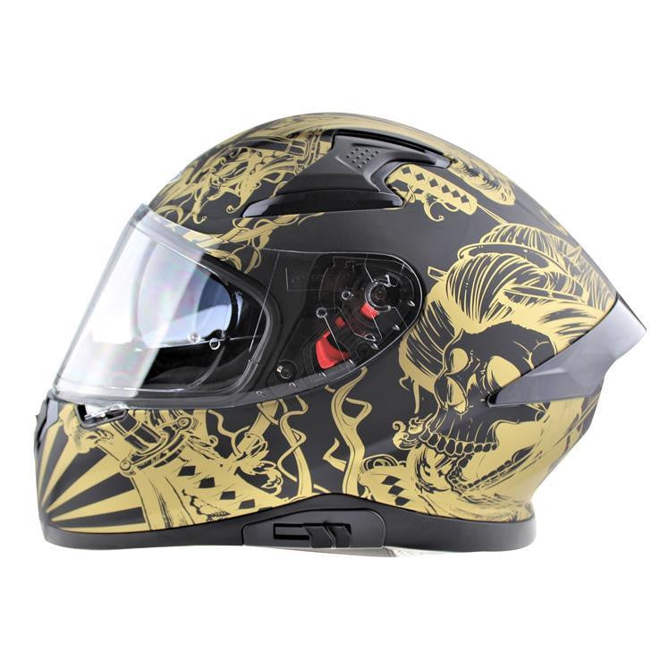 VIPER RSV95 SKULL EDITION MOTORCYCLE FULL FACE HELMET NEAR U