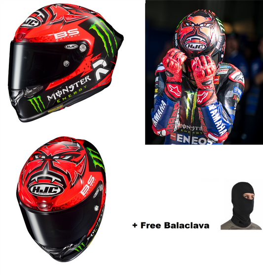 HJC RPHA 1 Full Face Motorcycle Motorbike Fabio Quartararo Race Helmet