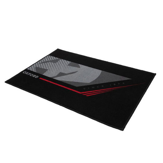 Oxford Sport Motorcycle Door Mat Non-Slip Latex Foam 90 x 60cm