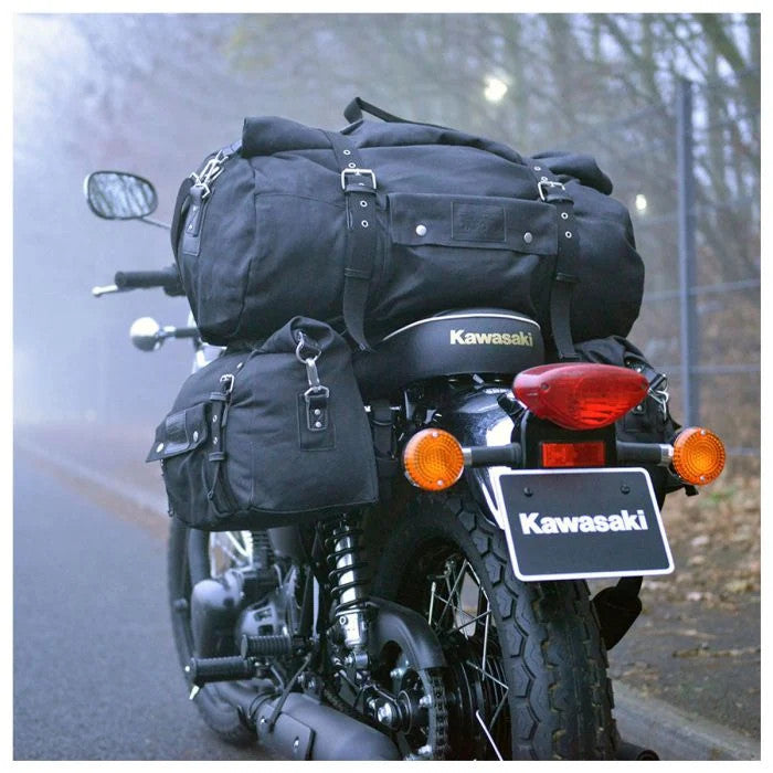 Oxford Motorcycle Heritage Panniers Carry Handle 40L Black