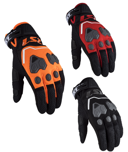 LS2 Vega Short Man Summer GoatSkin Leather Off-Road Motorbike Gloves