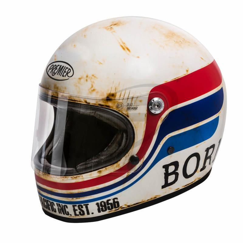 PREMIER TROPHY BTR VINTAGE FULL FACE HELMET