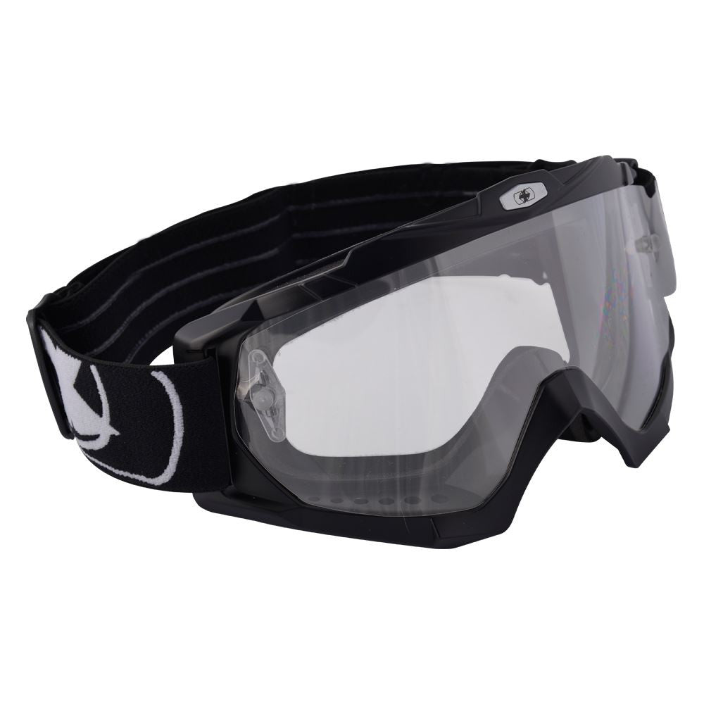 Oxford Motorcycle Motorbike Assault Pro Off-Road MX Goggle-Matt Black