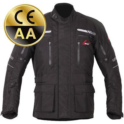 Weise Ottawa Waterproof Textile Motorbike Touring Jacket Black