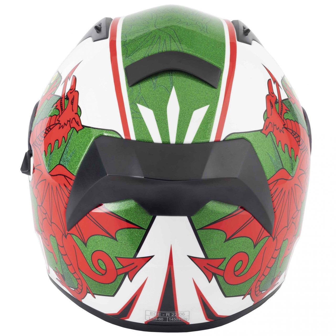 VCAN H128 Wales Full Face Motorcycle Helmet- Wales 2024