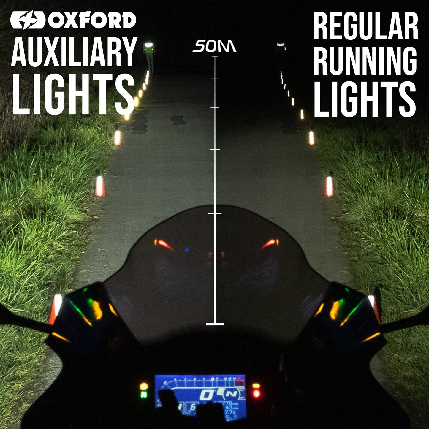 Oxford Auxiliary Lights - 2,300 Lumens