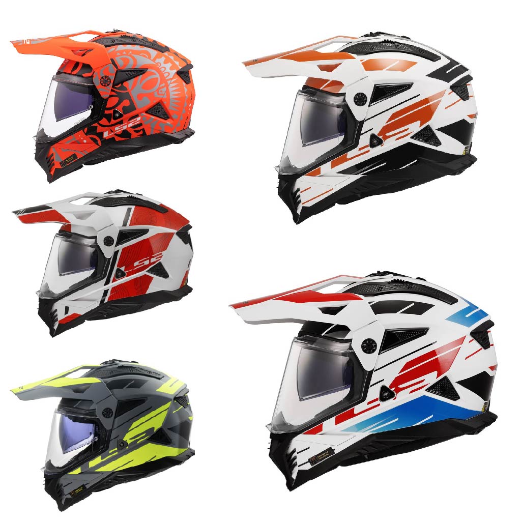 LS2 MX702 Pioneer II Off Road Adventure Helmet