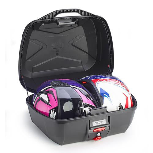 Kappa K43NMAL Motorbike Motorcycle Panniers Top Case 43 Litre Monolock Fitted with backrest